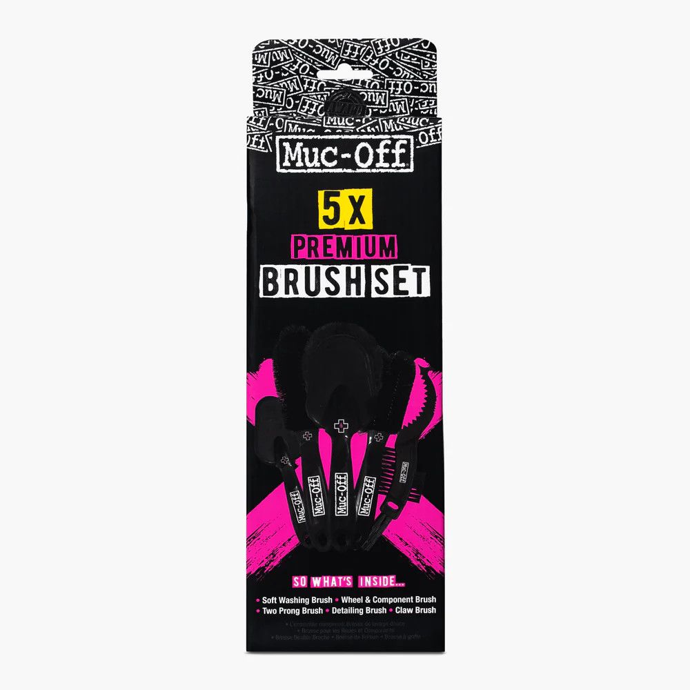 Muc-Off, 5 Piece brush set