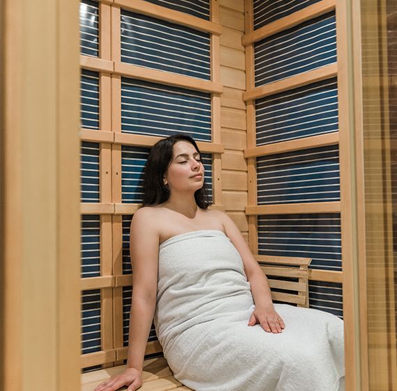 30min InfraRed Sauna + 30min Massage