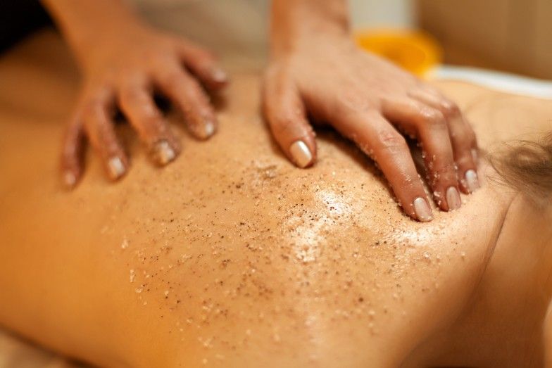 60min Elite Salt/Sugar Scrub Massage