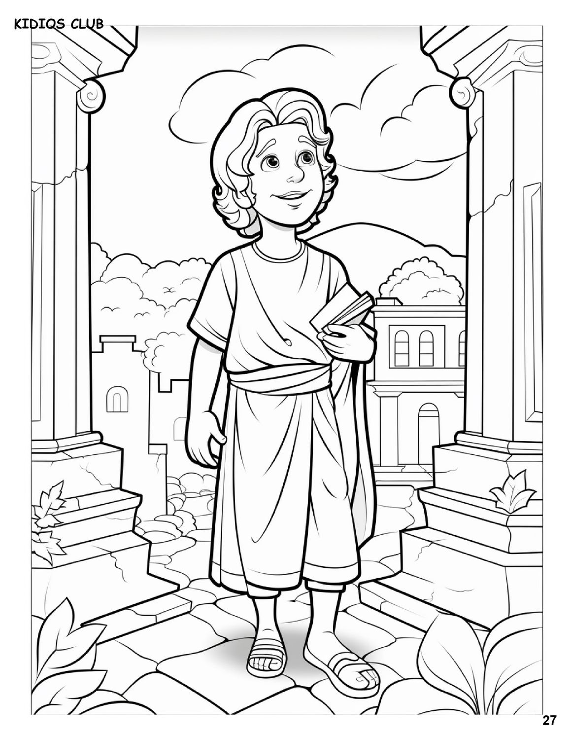 Learning &amp; Loving the Bible Coloring Book 120 PAGES Pages (Ages 4 -8)