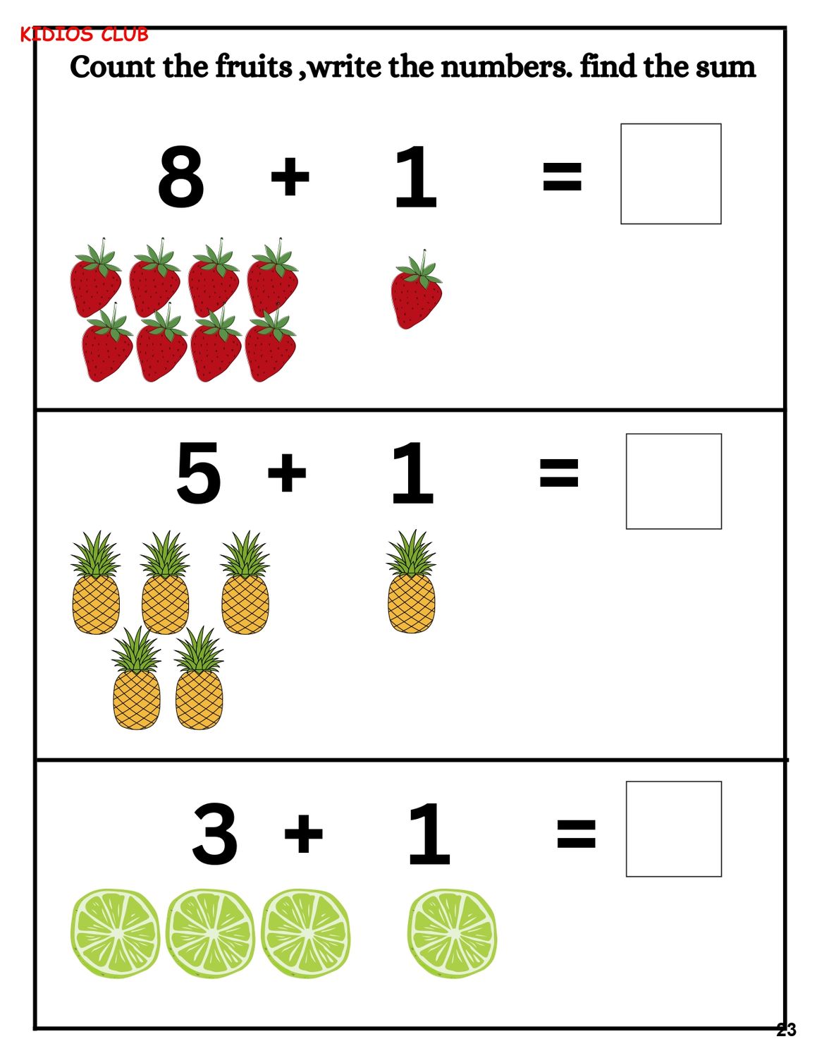 Addition 41 page and 57 page full of fun learning. Mastering Early Addition.