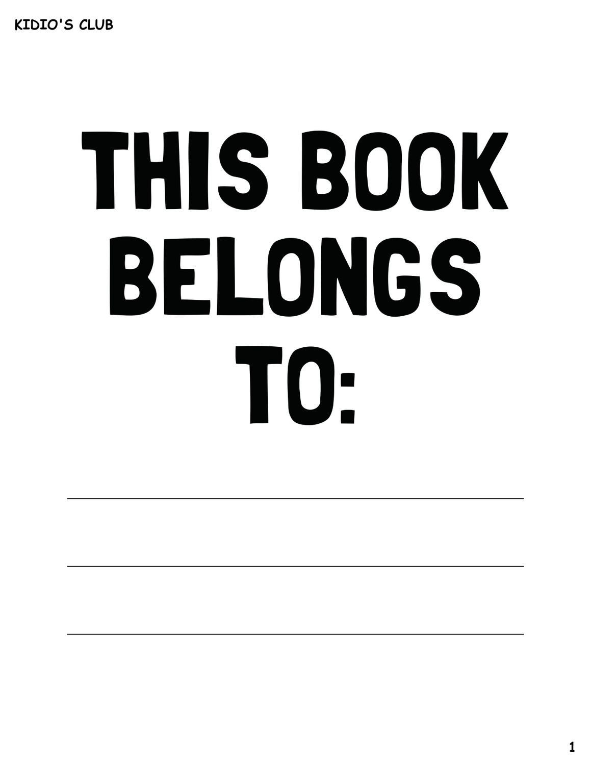 Letter and Number 105 Pages