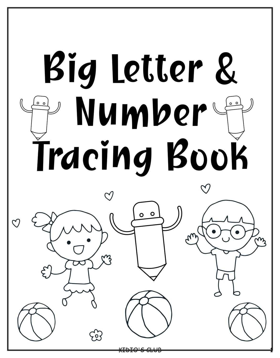 Letter and Number Tracing book 159 Pages