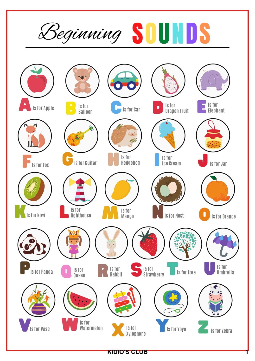 Beginning Sounds &amp; Letters Safari  118 pages.