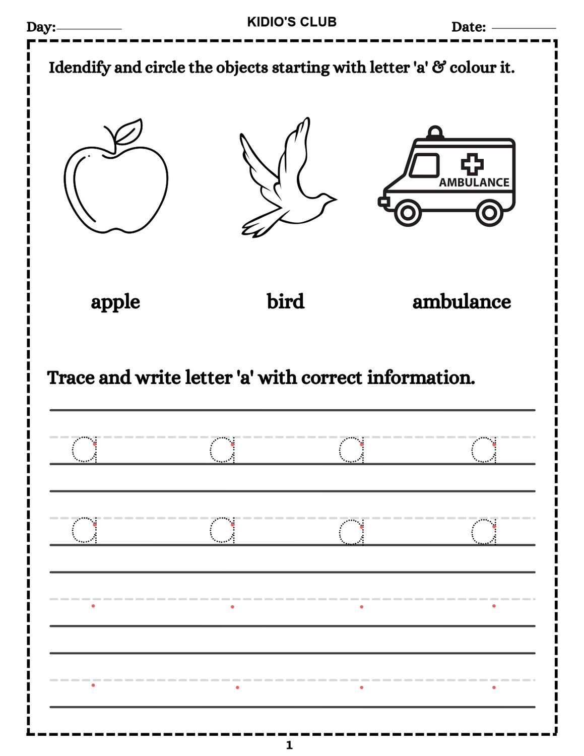 My First Letter Sounds &amp; Tracing 52 pages!