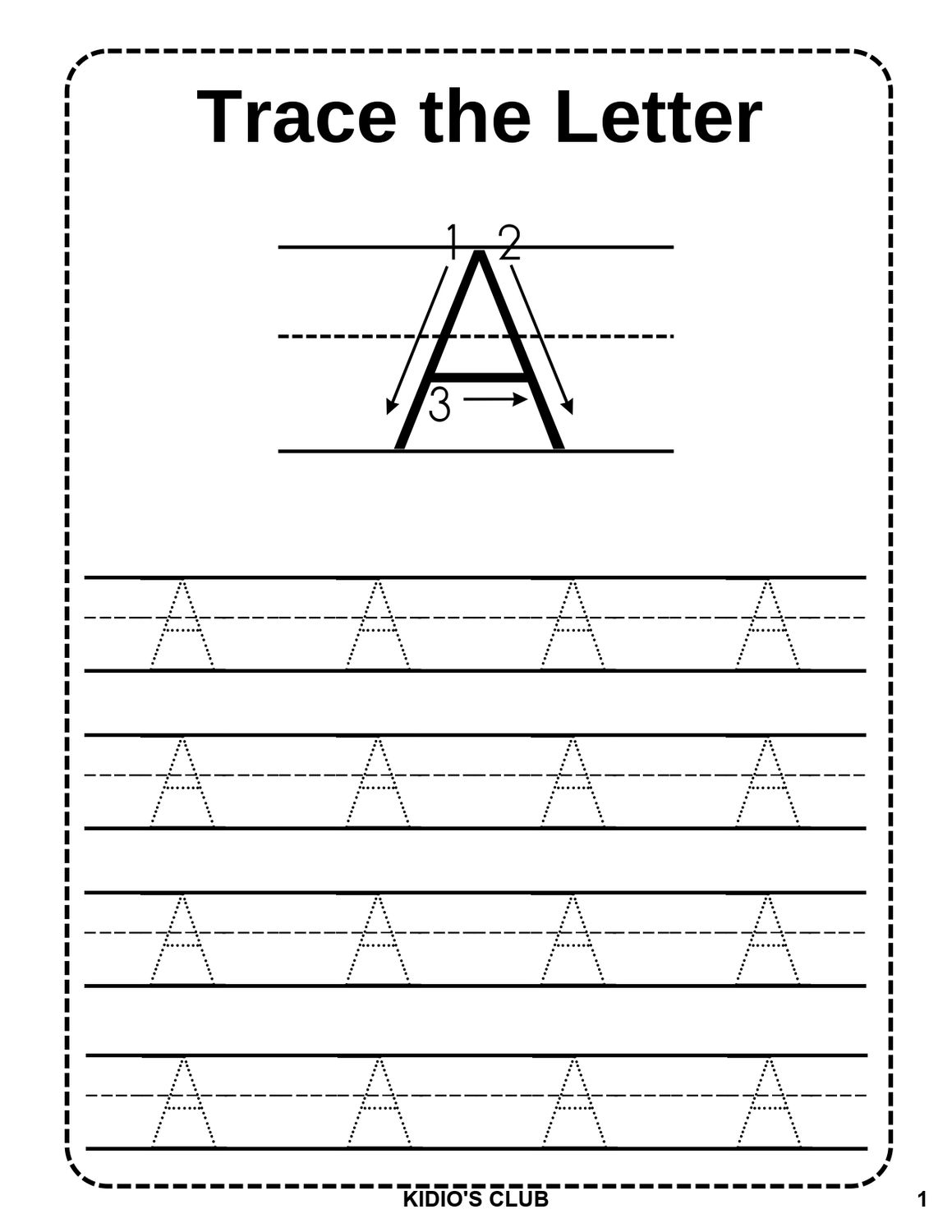 Alphabet Tracing Fundamentals 78 page.