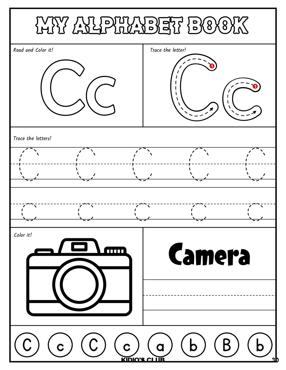 My Complete Alphabet Adventure Book 54 pages.