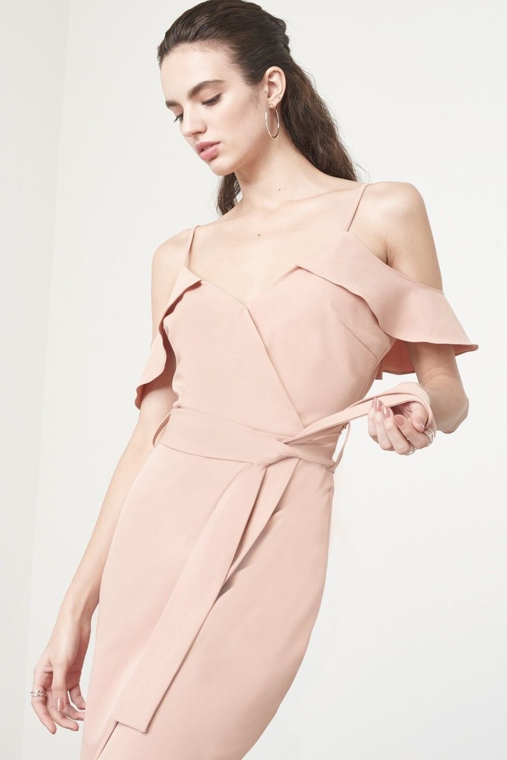 lavish alice satin dress