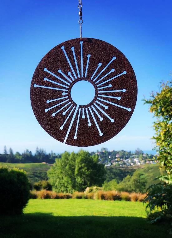 Corten Spinning Alliums