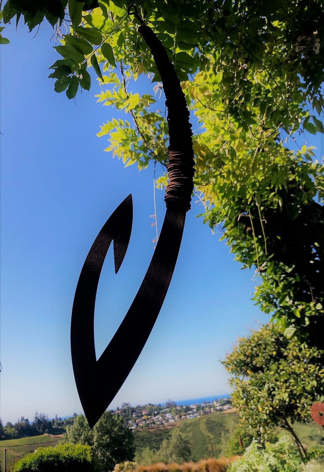 Rusty Matika - Corten Fish hook