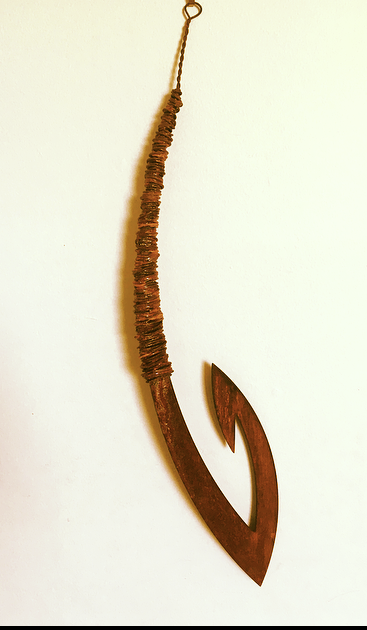 Rusty Matika - Corten Fish hook