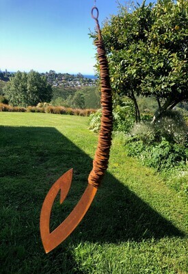 Rusty Matika - Corten Fish hook