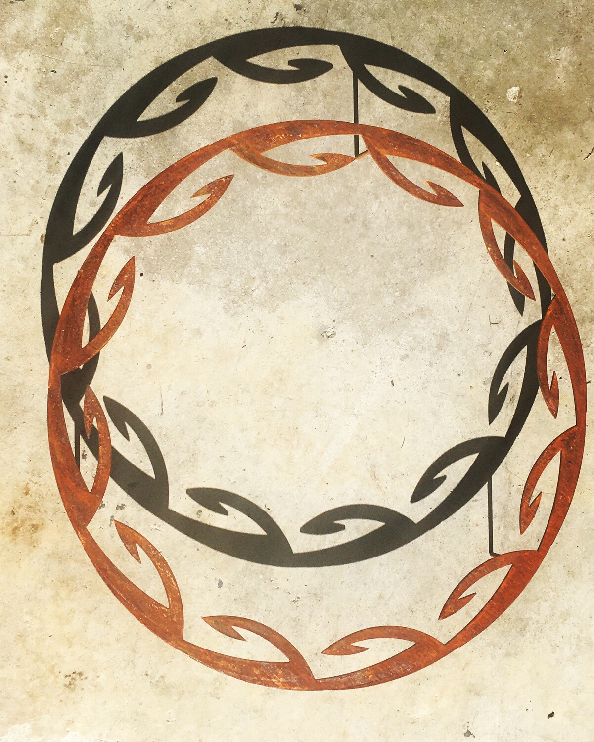 Encircle - Corten Wall Art