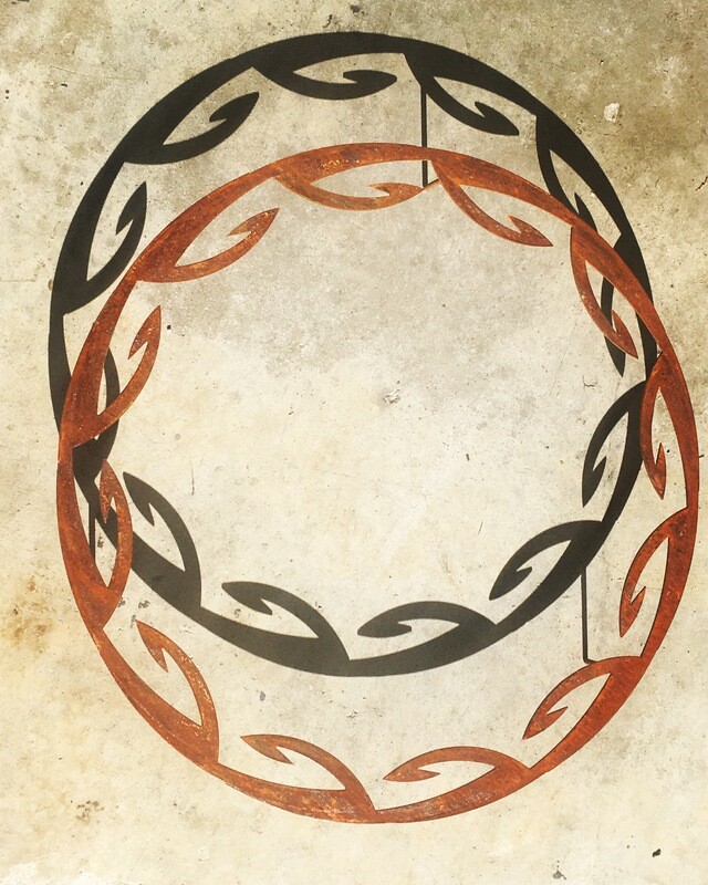 Encircle - Corten Wall Art