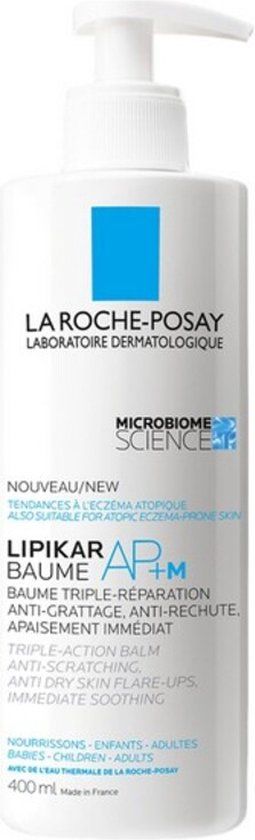La Roche-Posay Lipikar Balsam AP+M – Hautpflege – Trockene Haut mit Neigung zu Neurodermitis – 400 ml