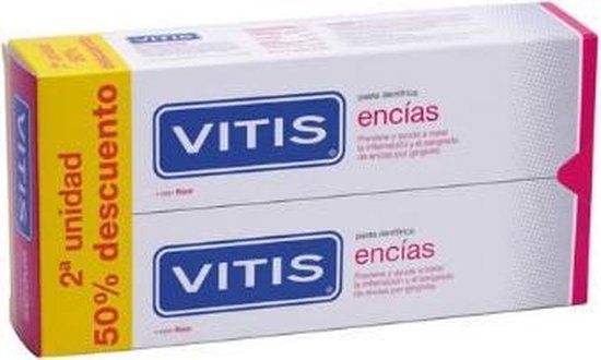 Vitis Gums Zahnpasta mit Fluorid Duo 2 x 150 ml