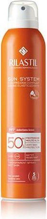 Körper-Sonnenbrandspray Rilastil Sun System Transparent Spf 50+ (200 ml)