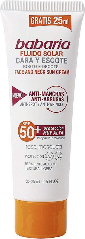 Babaria Gesichts-Sonnencreme SOLAR ADN SENSITIVE Spf 50 (75 ml) (Unisex) (75 ml)