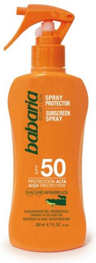 Babaria Aloe Vera Spray Spf50 200ml Verdampfer