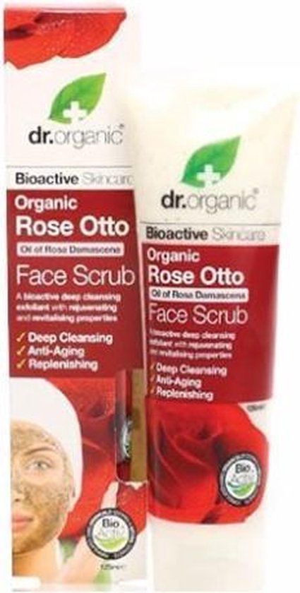 Dr. Organic Damascus Rose Gesichtspeeling 125 ml