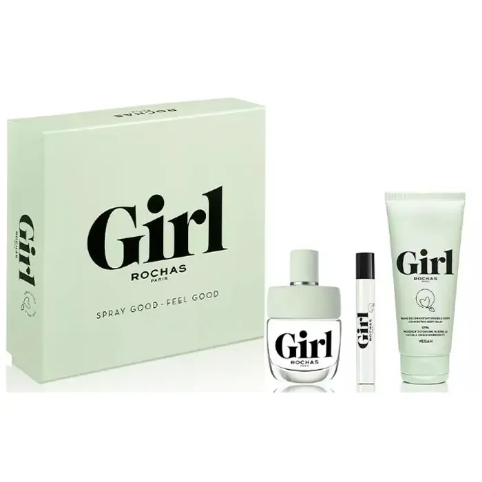 Rochas Girl Eau De Toilette Spray 100ml Set 3 Artikel