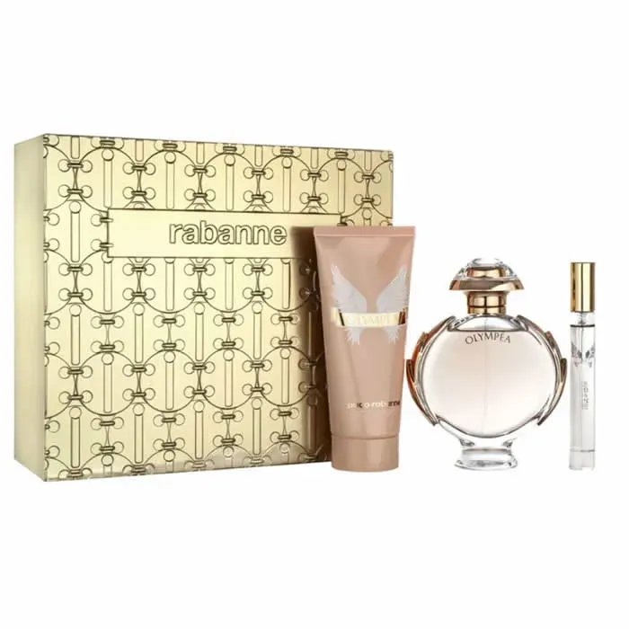 Paco Rabanne Olympea Eau De Parfum Spray 80ml Set 3 Artikel