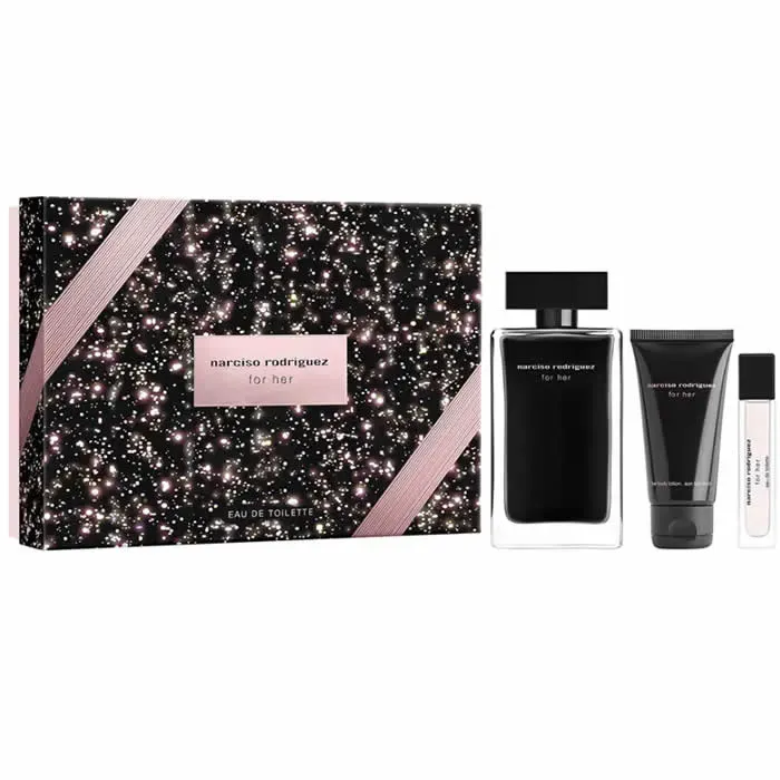 Narciso Rodriguez For Her Eau De Toilette Spray 100ml Set 3 Artikel