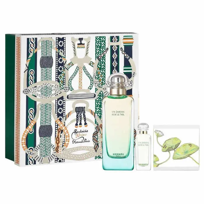 Hermès Un Jardin Sur Le Nil Eau De Toilette Spray 100ml Set 3 Artikel