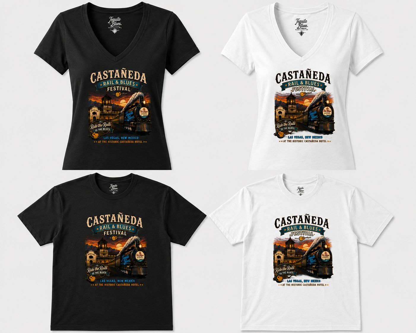 Ride the Rails to the Blues T-Shirt