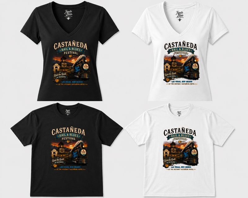 Ride the Rails to the Blues T-Shirt