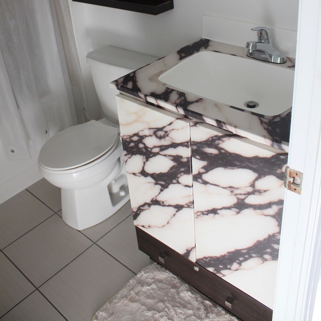 Calacatta Inspired Marble Peel and Stick Wallpaper – Brown &amp; Beige Mural