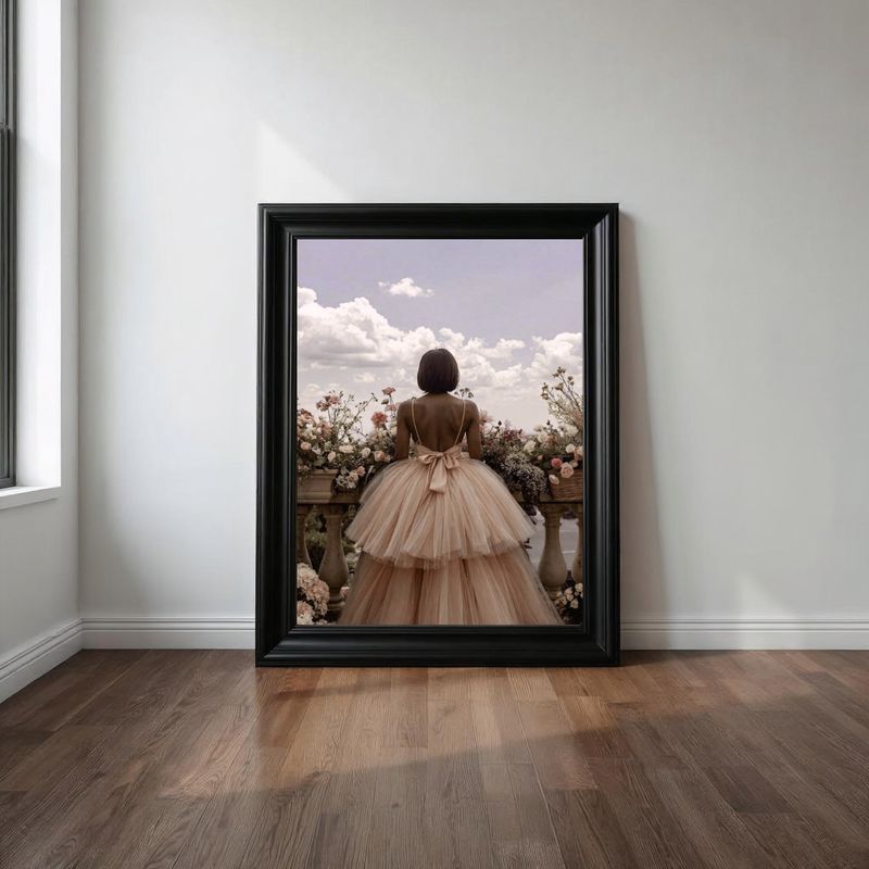 Blush Garden Gown Digital Art