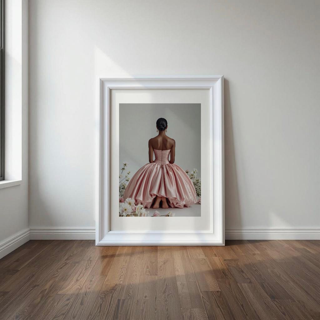 Blush Prayer Gown Digital Art