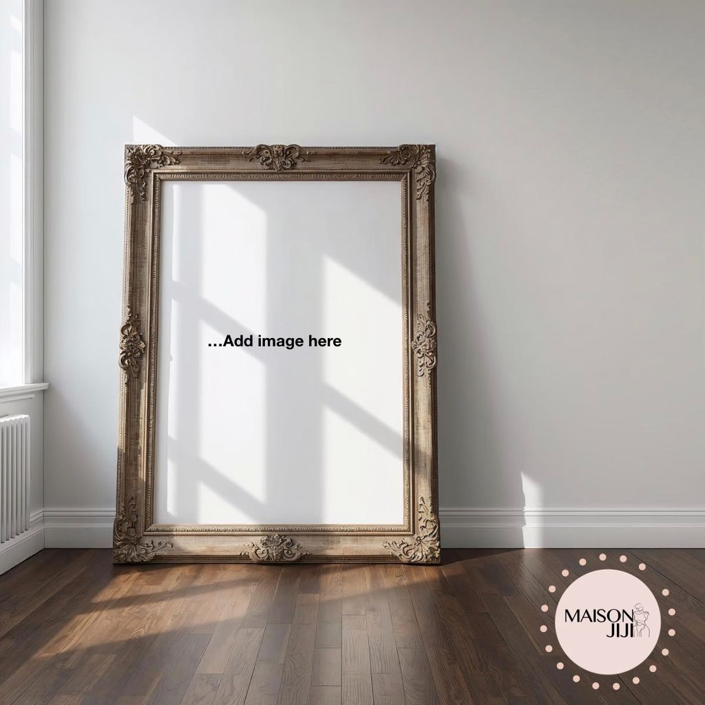 Blank wall art Picture frame mockup