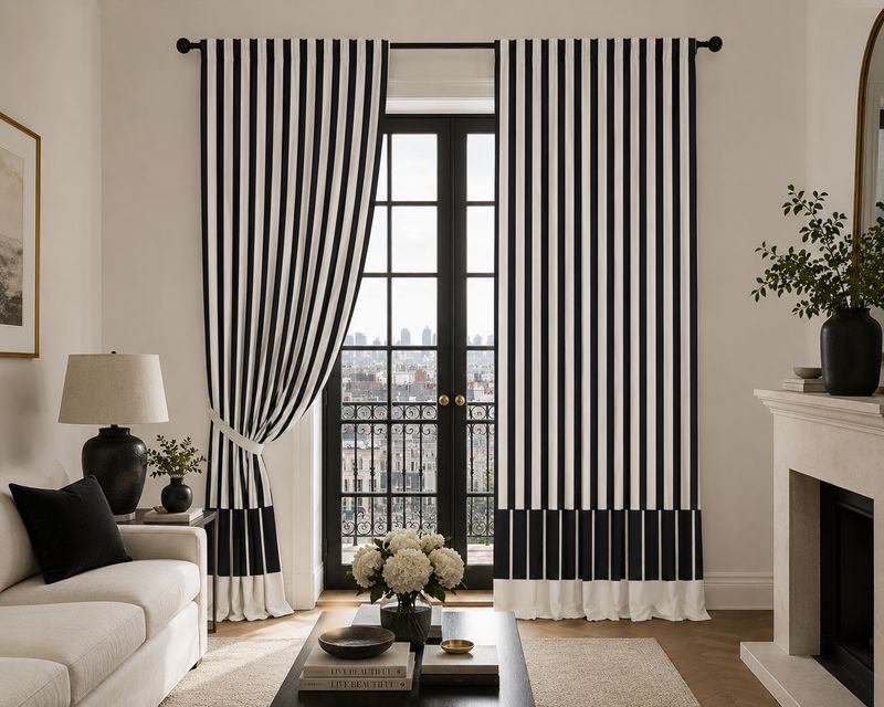 Signature Stripe Curtains - Living Room