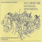 Live From the Louisiana Sinfonietta: 1992 Concert Series