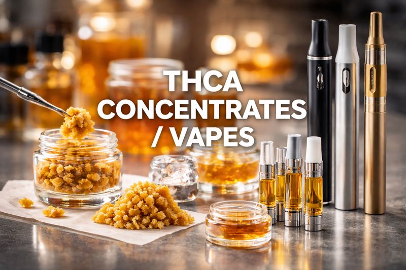 THCA CONCENTRATES/VAPES