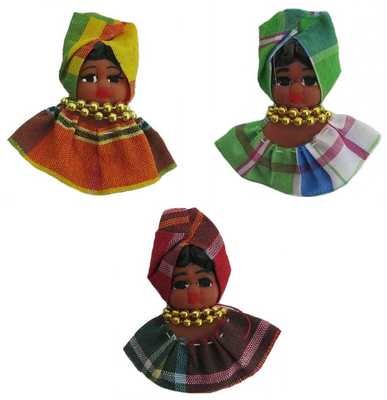 AIMANT FIGURINE TETE DOUDOU MADRAS