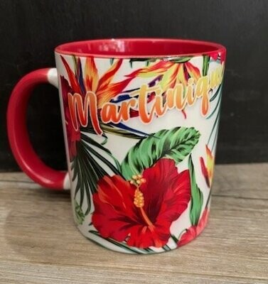 CHOPE BICOLORE MARTINIQUE - ROUGE 3 HIBISCUS