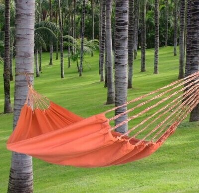 HAMAC DOUBLE UNI SANS FRANGE - SAUMON