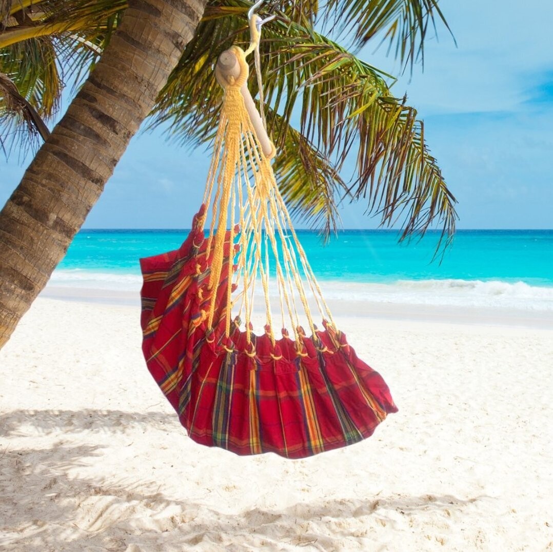 HAMAC CHAISE MADRAS + 1 TAIE COUSSIN - ST02