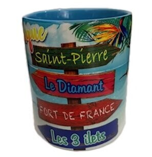 CHOPE BICOLORE MARTINIQUE - CIEL TOTEM