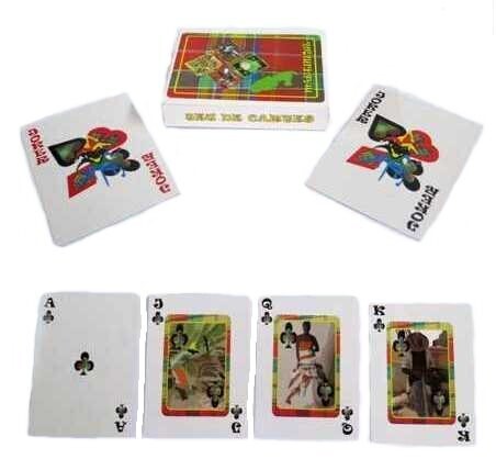 JEU DE CARTES BOITE MADRAS