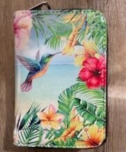 PORTE-MONNAIE RIGIDE PETIT MARTINIQUE - COLIBRI PLAGE