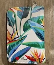 PORTE-MONNAIE RIGIDE PETIT MARTINIQUE - OISEAU DE PARADIS