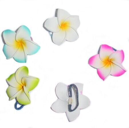 ELASTIQUE FLEUR DE FRANGIPANIER