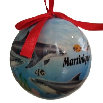 BOULE DECO POUR ARBRE DE NOEL - DAUPHINS