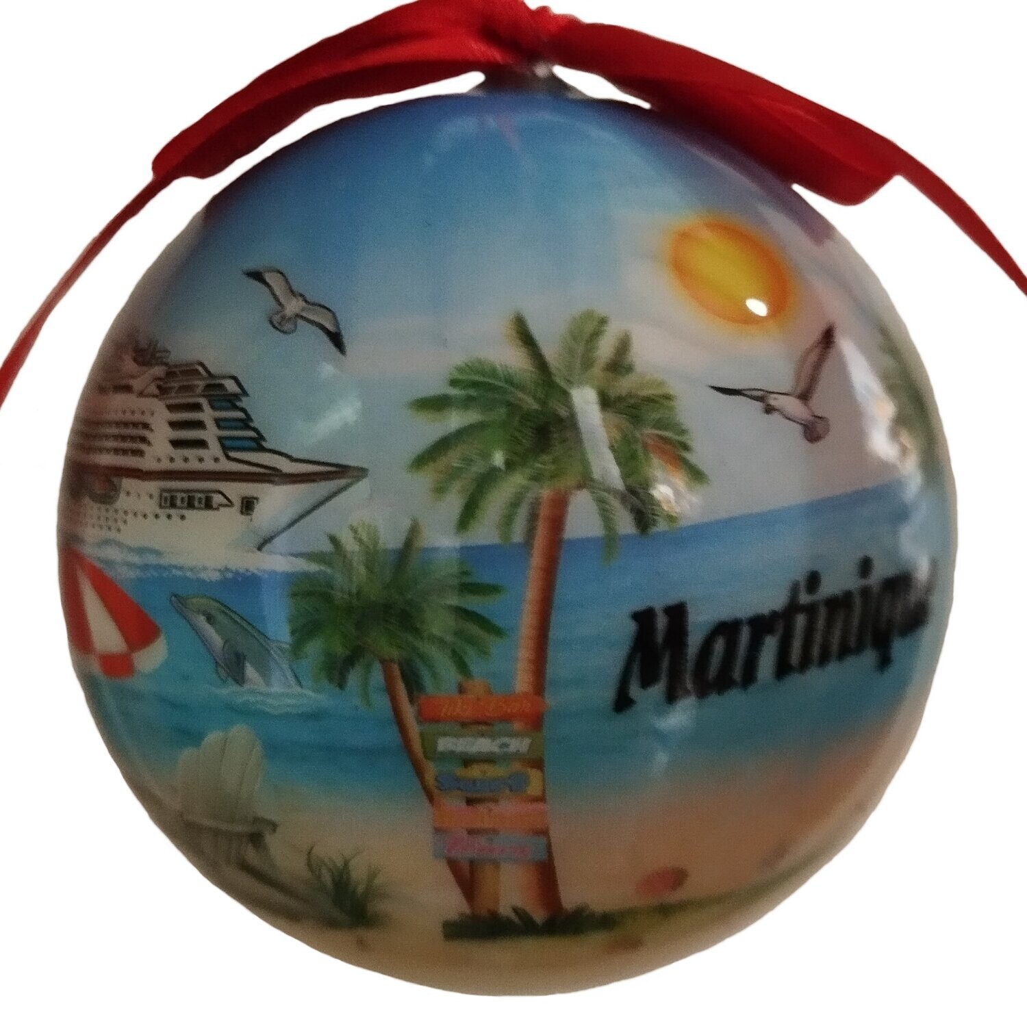BOULE DECO POUR ARBRE DE NOEL - PAQUEBOT