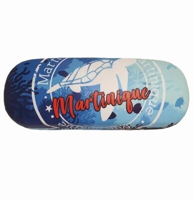 ETUI A LUNETTES MARTINIQUE - LOGO TORTUE