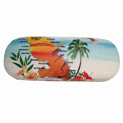 ETUI A LUNETTES MARTINIQUE - CARTE COUCHER SOLEIL